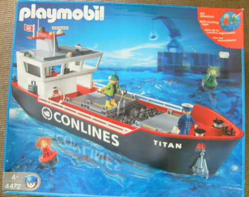 Playmobil großes frachtschiff - playmobil,