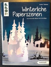 Bastelbuch Weihnachten: Winterliche Papierszenen