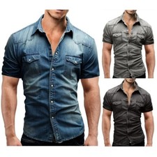 Herren Denim Shirt