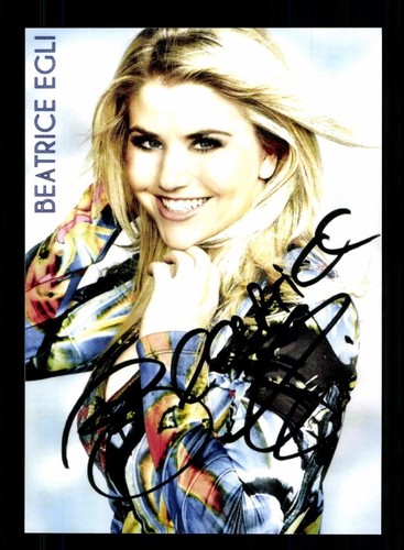 Beatrice egli autogrammkarte - egli,