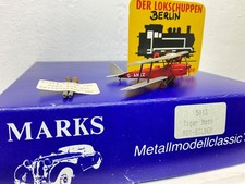 Marks 5013: Exclusiv Tiger Moth, Handarbeit, OVP, Holzsockel +WIE NEU+ 1:160 [H]