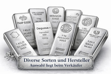Silberbarren 1 Kg Silber 999