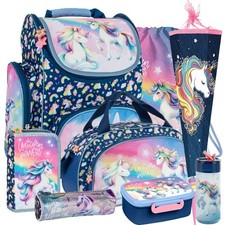 Einhorn Unicorn Pferd Schulranzen Ranzen Rucksack Set mit Schultüte Sporttasche