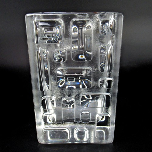Jablonec glassworks glas vase - glassworks,