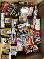 50 leere Zigarettenschachteln - ideal für Sammler & Schachtelbogen