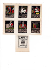 7 alte Reklamemarken Firma Wecks Frischhaltung in Öflingen bei Wehr (Waldshut)