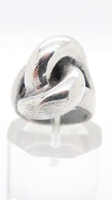 Knoten MODERNIST Silber silver Ring massiv Franz Scheuerle / Quinn vintage RG 55