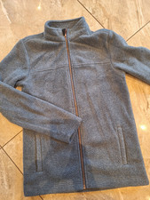 Engelbert Strauss Jacke Fleecejacke Kuscheljacke grau blau 146/152 neuwertig