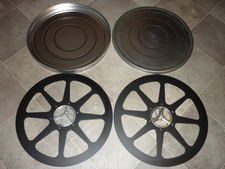 POSSO 600 METER METALL SPULEN - 2 STÜCK IN BLECHDOSE - FÜR SUPER 8 FILME