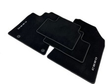 OEM Kia Fußmatten schwarz Velours Ceed CD Original Teppich Stoff mit Schriftzug