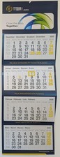 4 - Monats - Kalender 2026 / Wandkalender - Kunststoffe