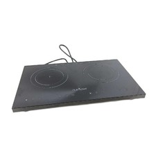 NutriChef Induktionskochfeld Herdplatten Ceranfeld 60x36cm Kochfeld Elektro 2 Pl