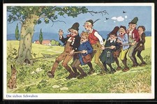 Künstler-AK F.Baumgarten: Die