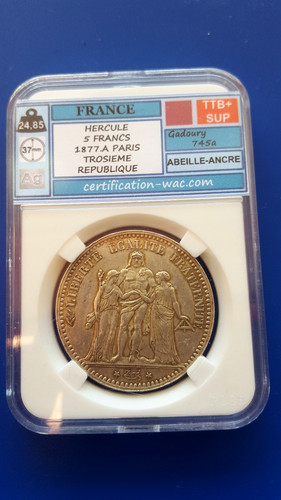 Francs 1877 a - 5,