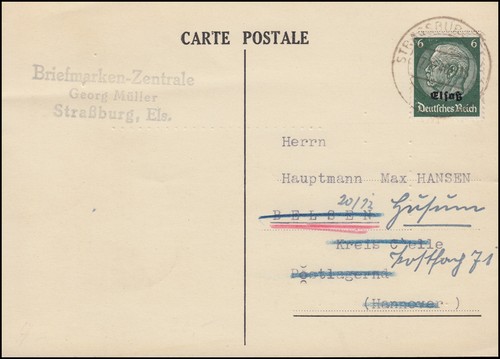 Elsaß hindenburg pf mit - elsaß,