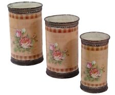 3 er Set Nostalgie Blumentopf