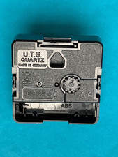 UTS Quarzwerk Uhrwerk  Zeigerwerk 20 mm Zubehör chromfarben