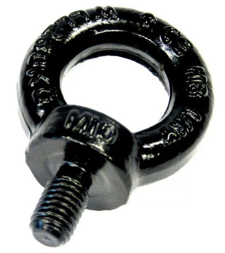 Ringschraube schwarz öse - schwarz,