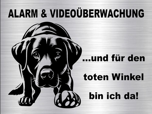 Labrador hundewarnschild - labrador,