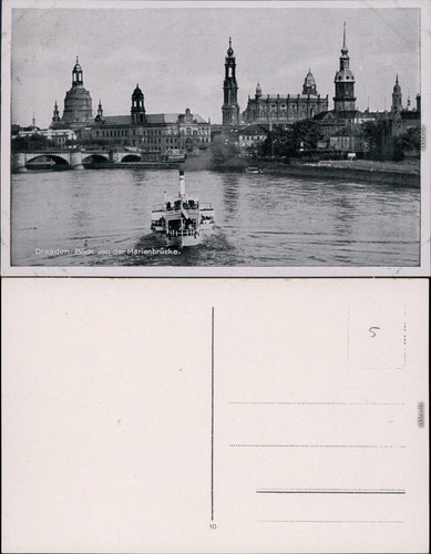 Ansichtskarte dresden - ansichtskarte,