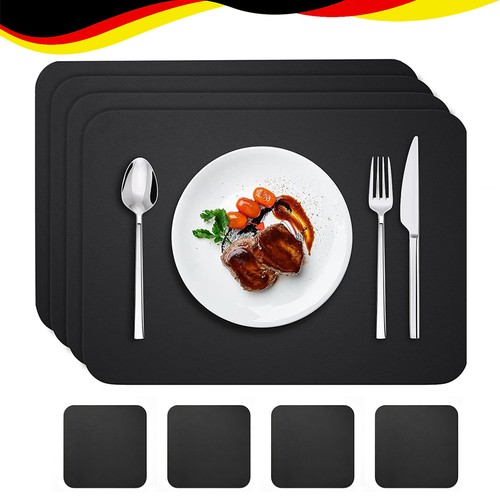 Edles tischsets aus kunstleder - edles,