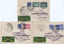 Zeppelin 1930 Brasilien SAF (3) Briefe Zp 1-3 komplett Si 59 A-C / 2445