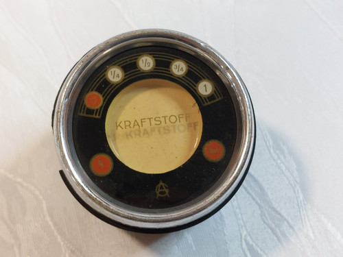 Kraftstoff anzeige oldtimer - anzeige,