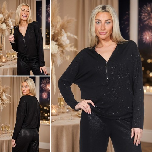Damen shirt oberteil schwarz - damen,
