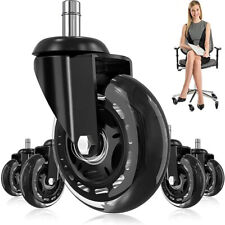 5x Hartbodenrollen 11mm / 75mm