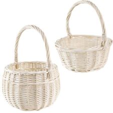 Weidenkorb mit Henkel Ostern Korb, Kleiner Osterkorb Osterkörbchen geflochten