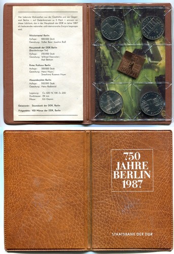 Münztasche ddr 1987 - ddr,