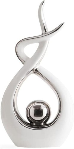 Weiß silber moderne statue - silber,
