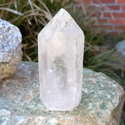 Spitze stehend rock kristall - spitze,