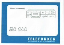 Telefunken Bedienungsanleitung