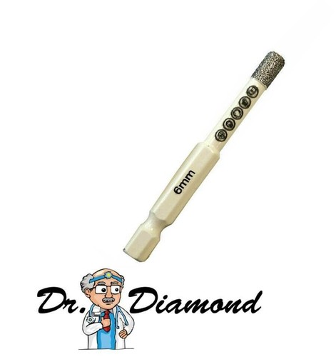 Kant diamant fliesenbohrer - 6-kant, diamant-fliesenbohrer
