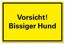 Vorsicht bissiger Hund