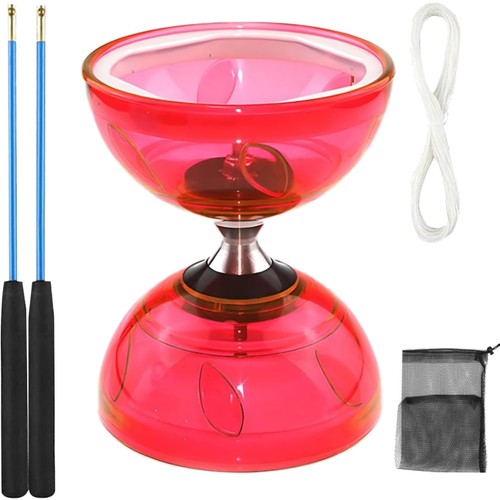 Led diabolo jonglier set - set, mit