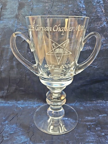 Freimaurer glaskelch mit zwei - freimaurer,