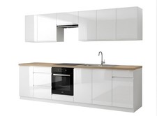 Küchenzeile 280 cm Fronten