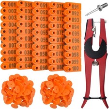 1-100 Zahlen Ohrmarke