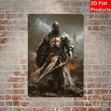 Blechschild tempelritter - blechschild,