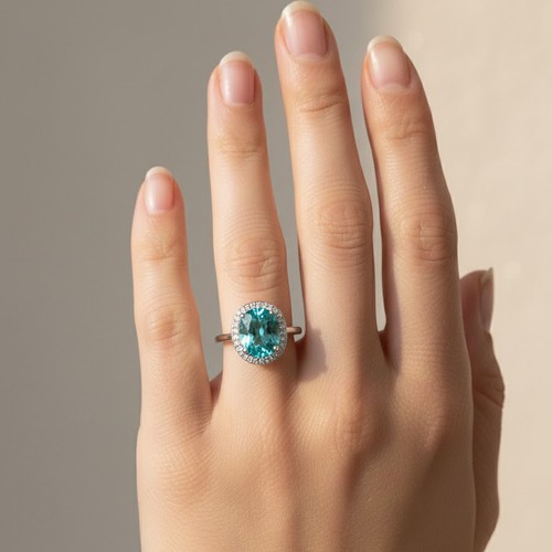 Mintgrüner paraiba turmalin - paraiba,