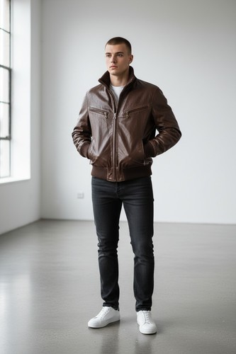 Piu piloten lederjacke - piu,