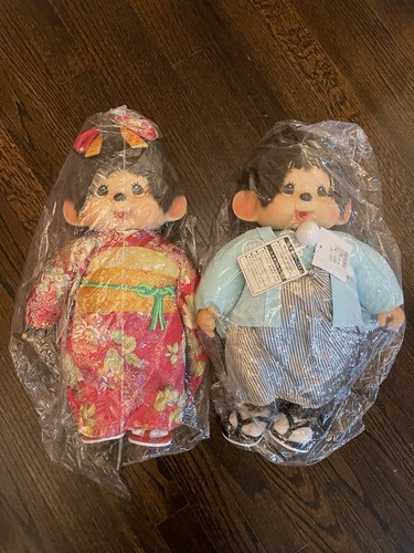 Monchichi pair japanese couple - pair,