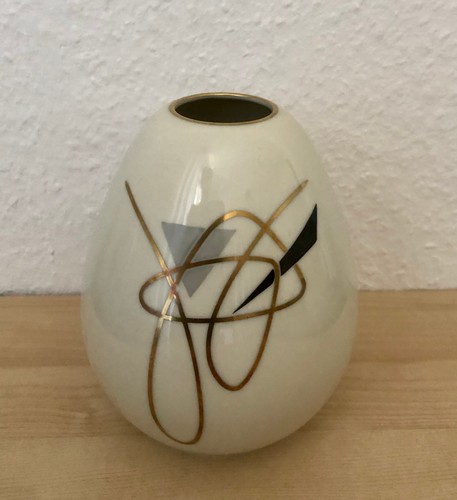 Bauchige vintage vase - bauchige,
