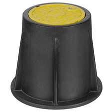 Straßenkappe für Gas Schieberkappe mit Kunststoffdeckel Hausanschluss h=150mm