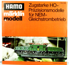 Katalog  HAMO Märklin Modell 76 D DM Zugstarke Präzisionsmod   Worldw shipm 9,90