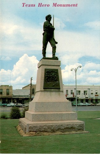 Texas hero monument gonzales - texas, monument,