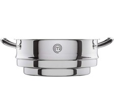 Dampfgarer Edelstahl Ø24cm Masterchef spülmaschinenfest rostfrei