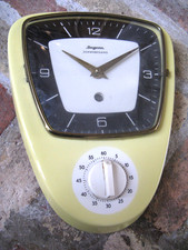 antike Küchenuhr mit Kurzzeitmessuhr